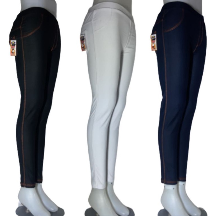 Hot Sale.. LEGGING LEVIS DENIM TEBAL PUTIH /LEGGING LEVIS TERLARIS