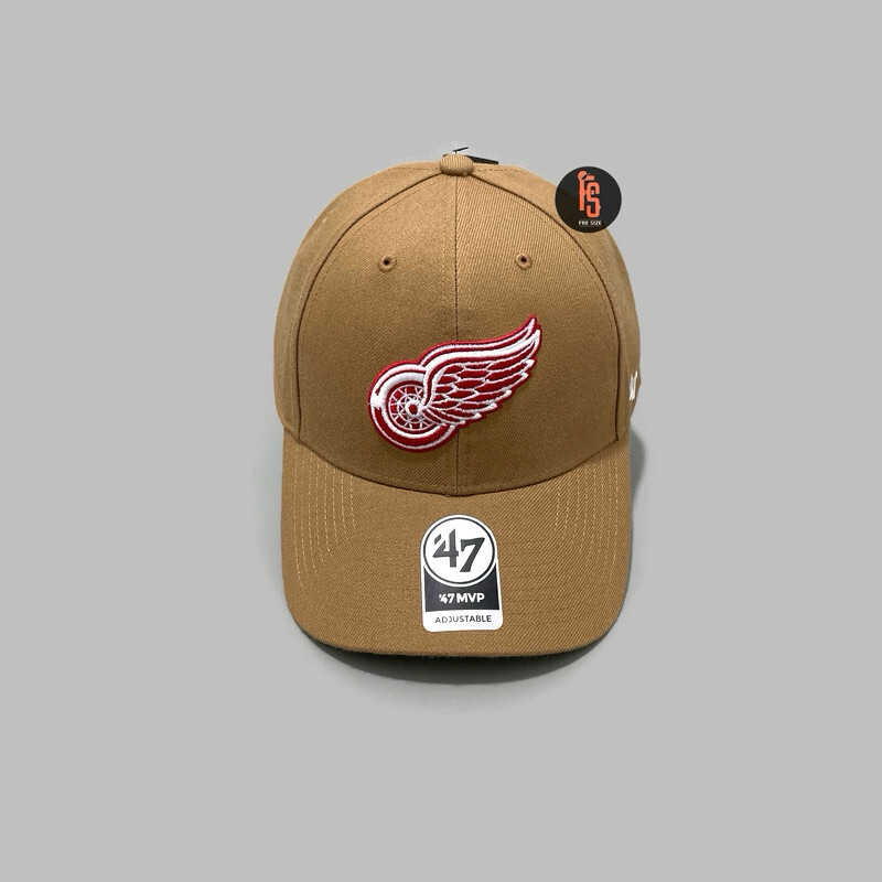 TOPI ORIGINAL 47 MVP DETROIT RED WINGS SNAP CAMEL