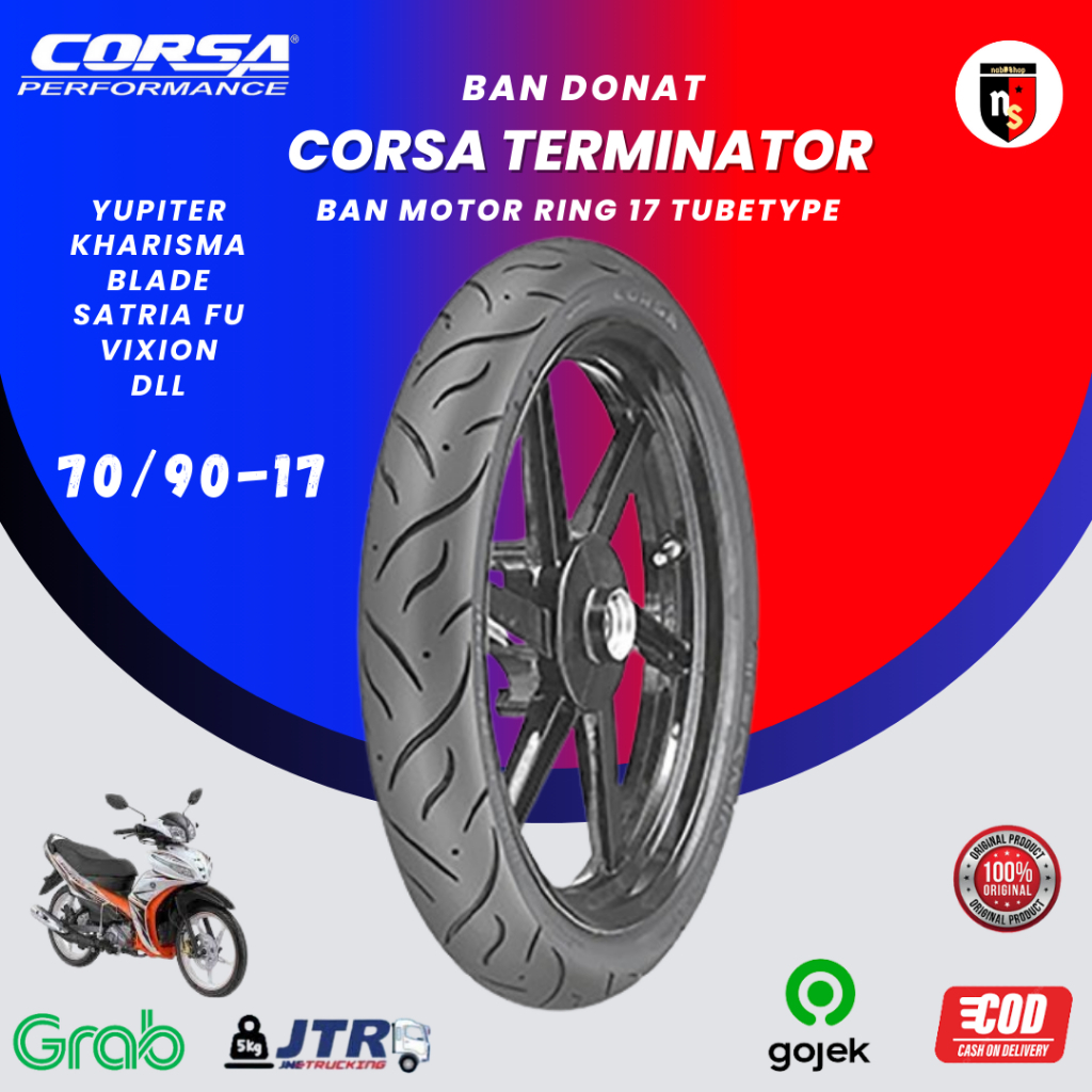 corsa Terminator 70/90-17 tube type
