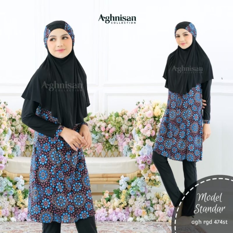Aghnisan Standar Baju Renang Wanita Muslimah