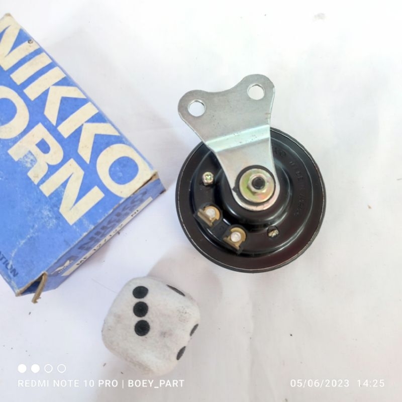 Klakson horn Nikko niko 12v 12 volt original nos