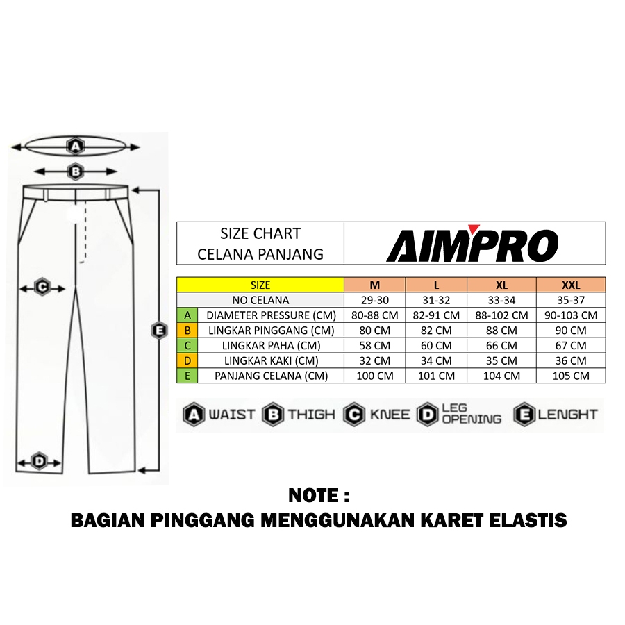 AMPRO CELANA PANJANG PRIA WANITA GUNUNG OUTDOOR ORIGINAL AIMPRO - CELANA GUNUNG