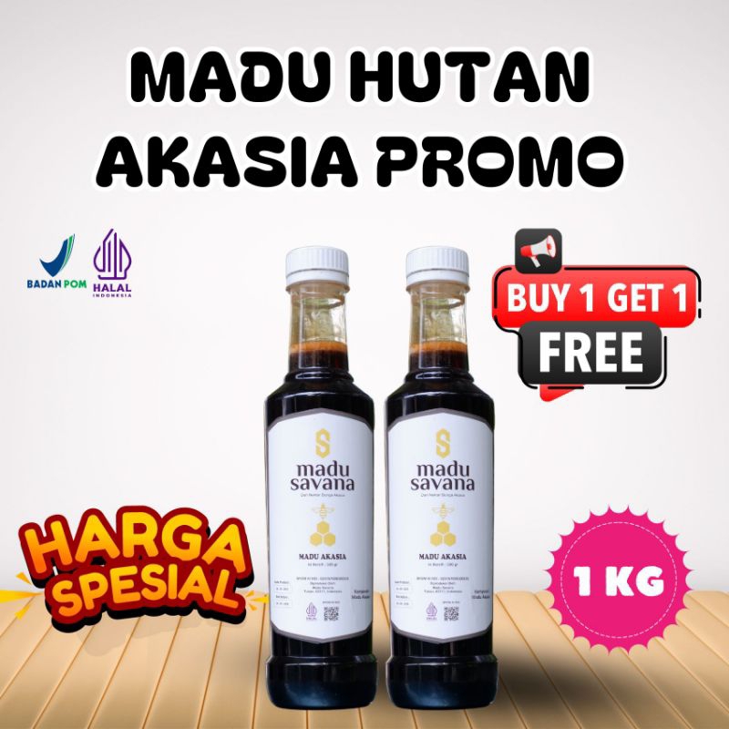 

Promo Madu Savana Beli 1 Dapat 2 Akasia Hutan Sumatra