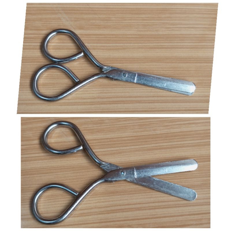 

Gunting kecil ujung tumpul potong plat tipis-kawat halus-kabel serabut -leather dll