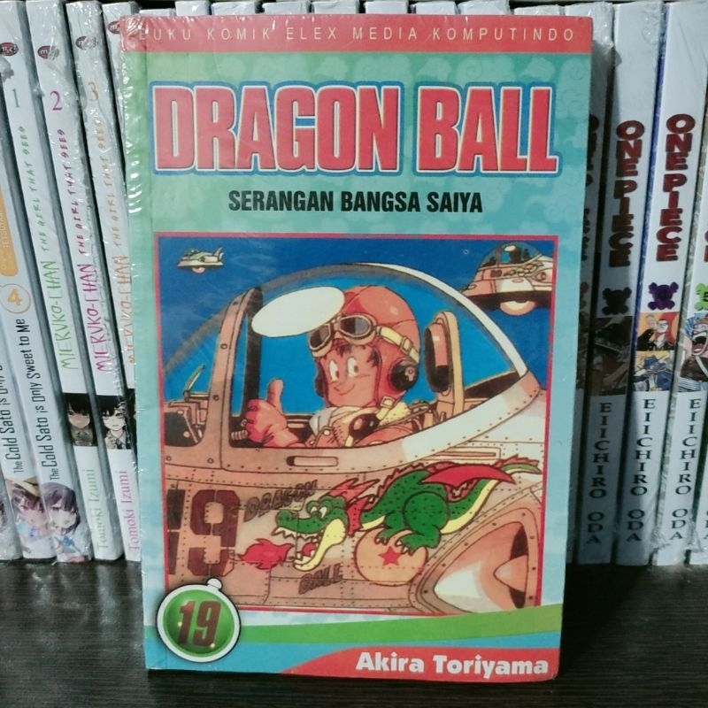 komik dragon ball cover hijau vol 19 segel