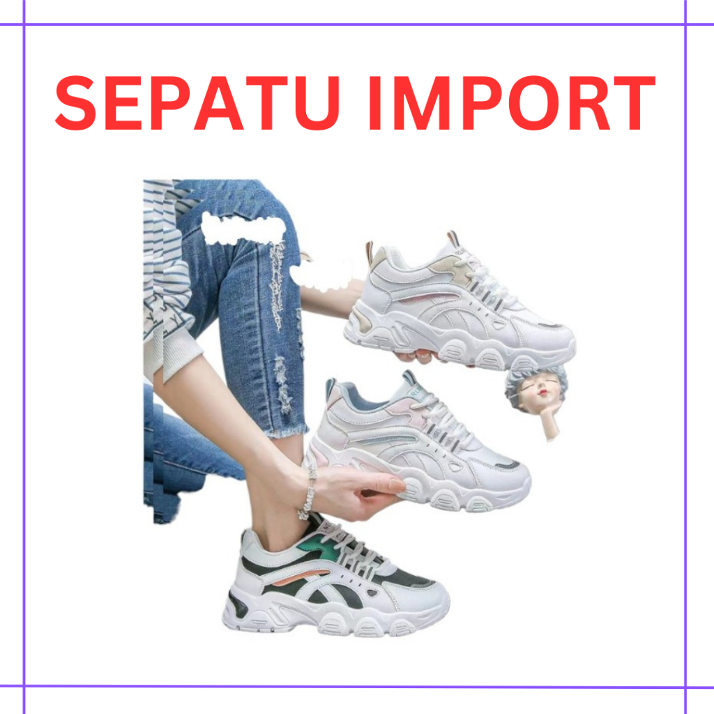(8623)GUDANG SEPATU-NEW FASHION SEPATU SPORT IMPORT