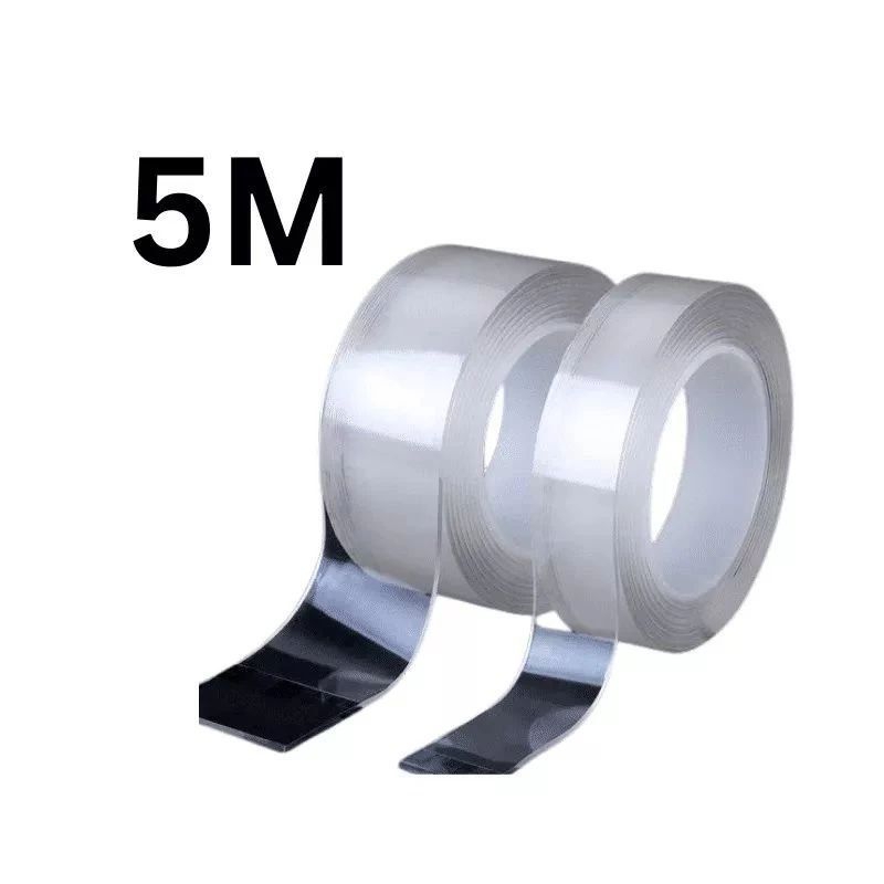 

DOUBLE TAPE ISOLASI NANO / NANO DOUBLE TAPE / DOUBLE TAPE TRANSPARAN SERBAGUNA 5 METER / SELOTIP