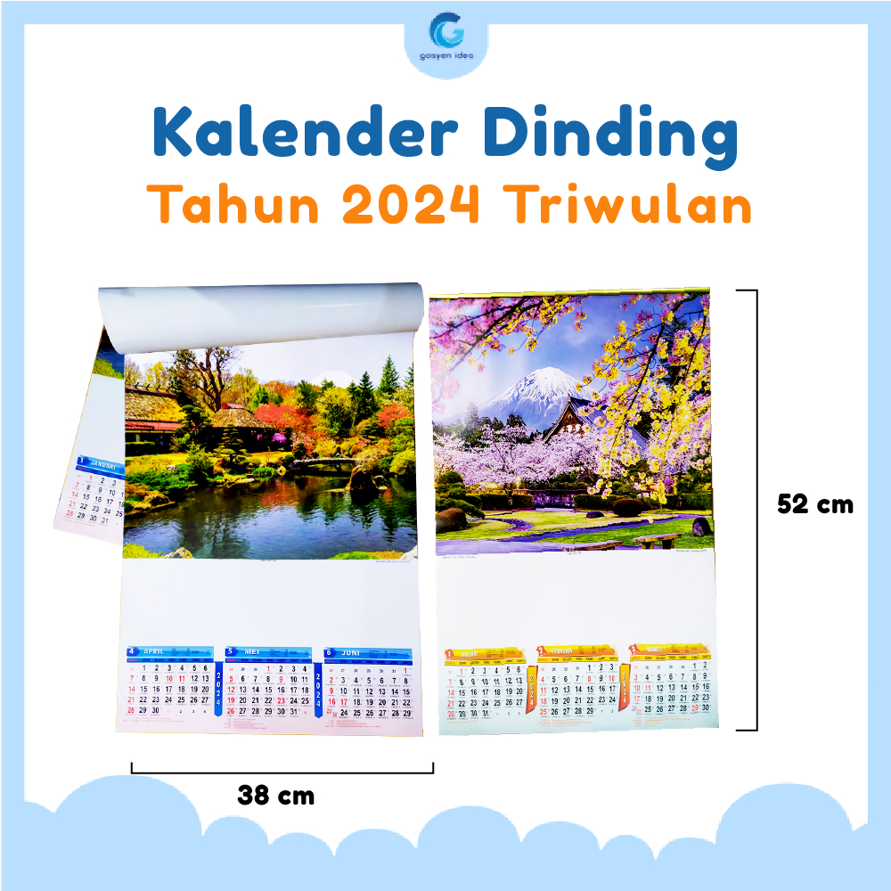 

Kalender Dinding Tahun 2024 Triwulan