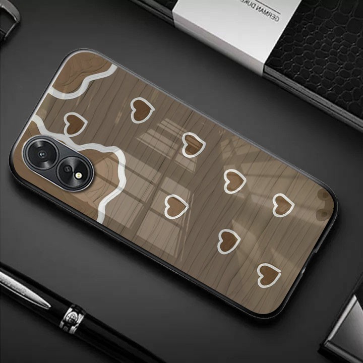 Case oppo A38 - Case oppo A38 - Silikon oppo A38 - Case lucu oppo A38 - Softcase kaca Oppo A38 (GC90