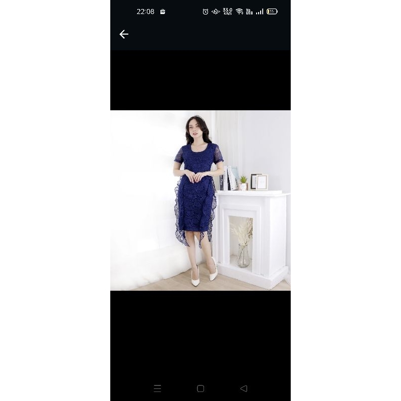 Dresss Batik Dress Sabrina Batik Sabrina Dresa Natal