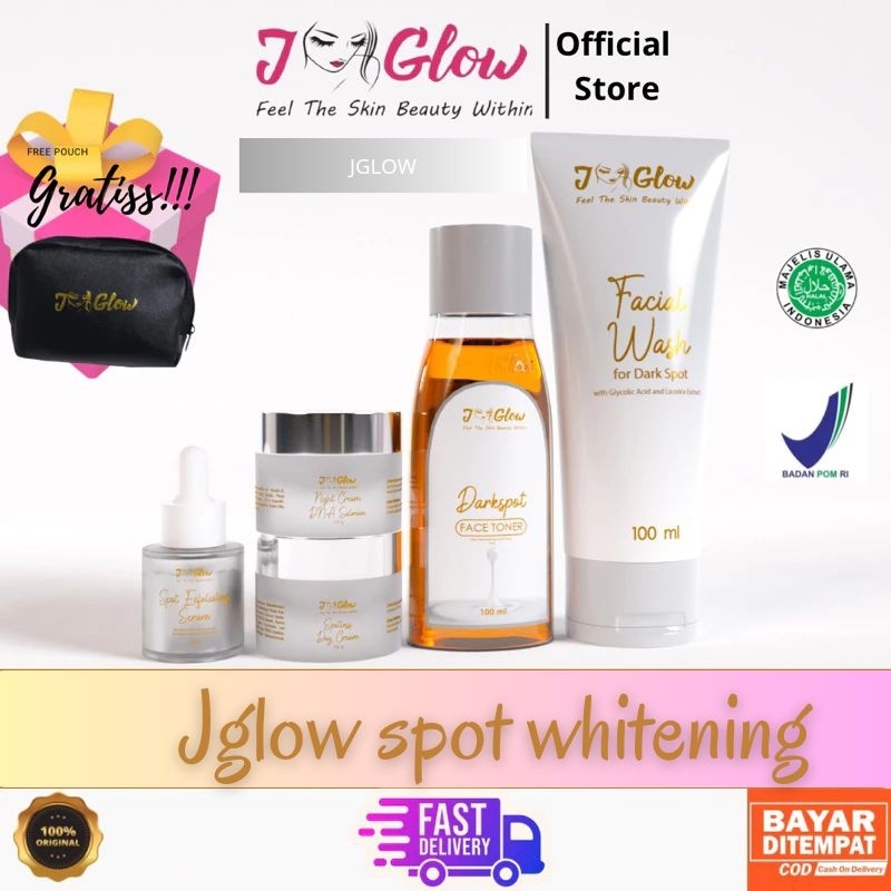 JGLOW SKINCARE SPOT EXFOLIATING SERUM FLEK MAMPU MENGATASI NODA HITAM