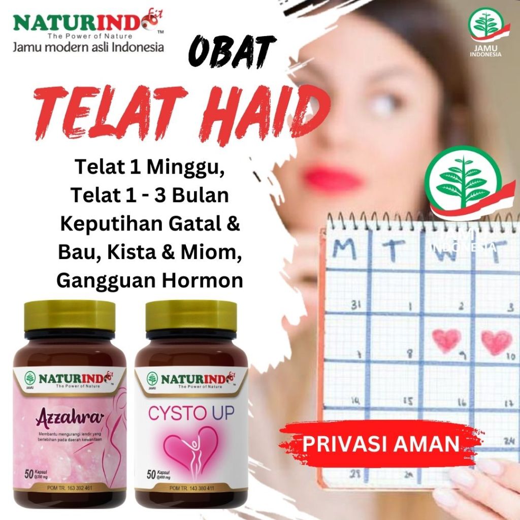 Obat Pelancar Haid Telat Haid Telat Datang Bulan 1 2 Bulan Nyeri Haid PCOS Paling Ampuh
