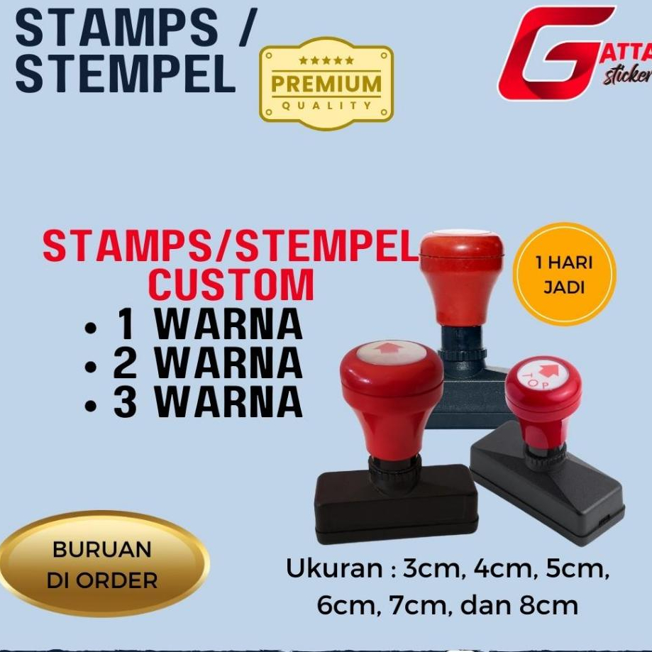 

Stampel Custom / Stampel Bulat / Stampel Persegi Panjang