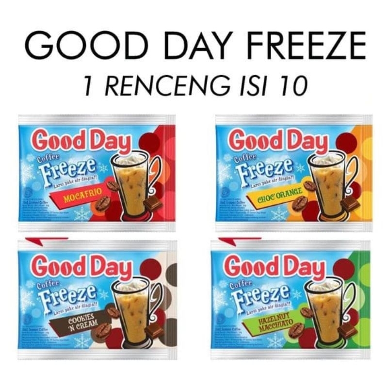 

Kopi Good Day ice Freeze Renceng-Netto 10BksX30gr