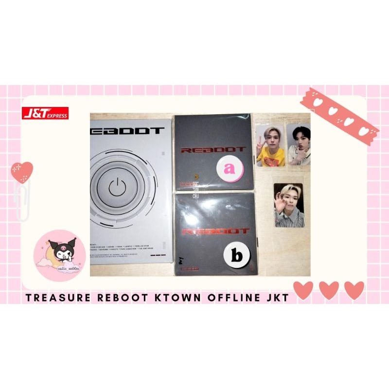 [READY] TREASURE REBOOT PHOTOBOOK DIGIPACK ALBUM POB KTOWN KTOWN4U LUCKY DRAW MD HELLO TOUR OFFLINE 