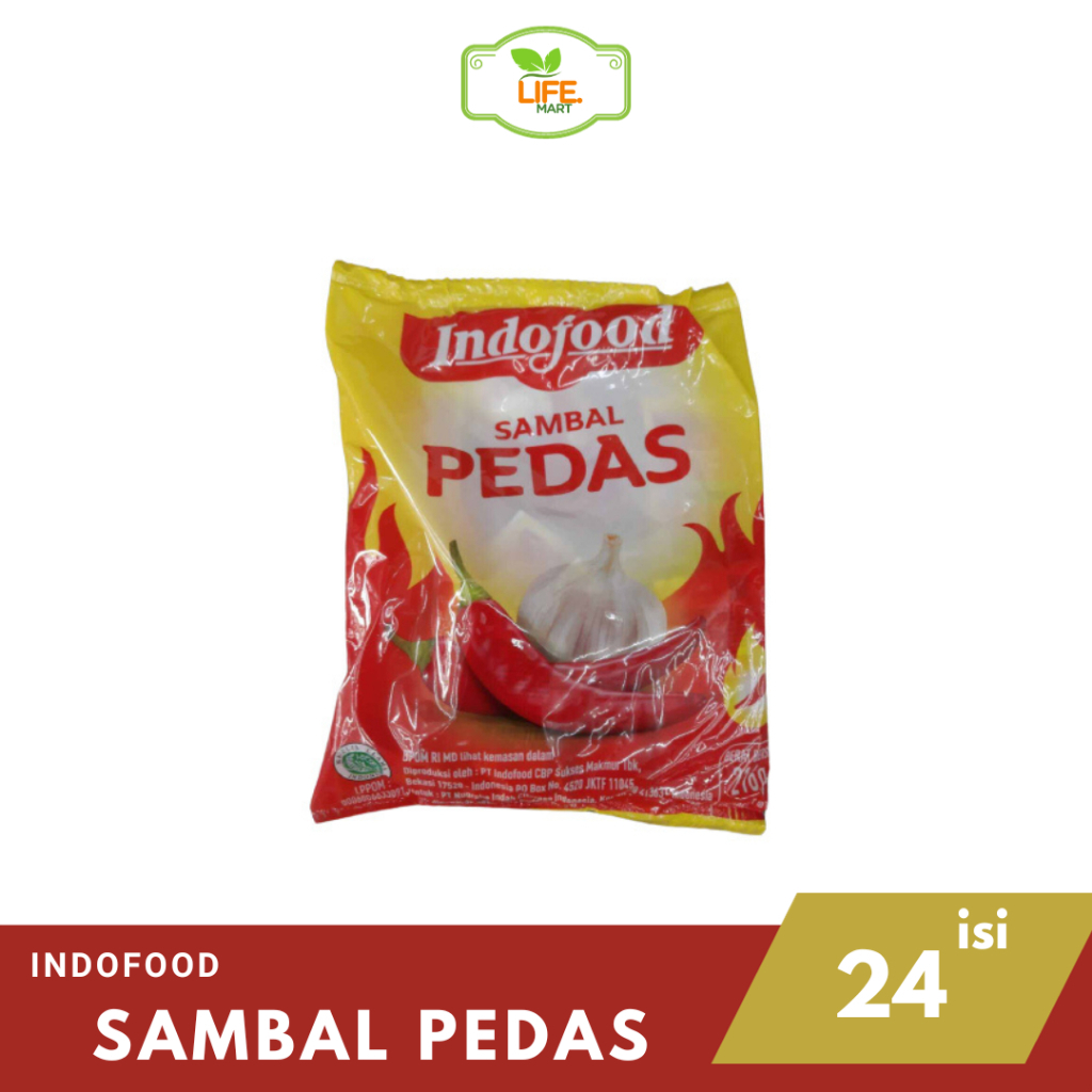 

Indofood Sambal Pedas Isi 24 Sachet