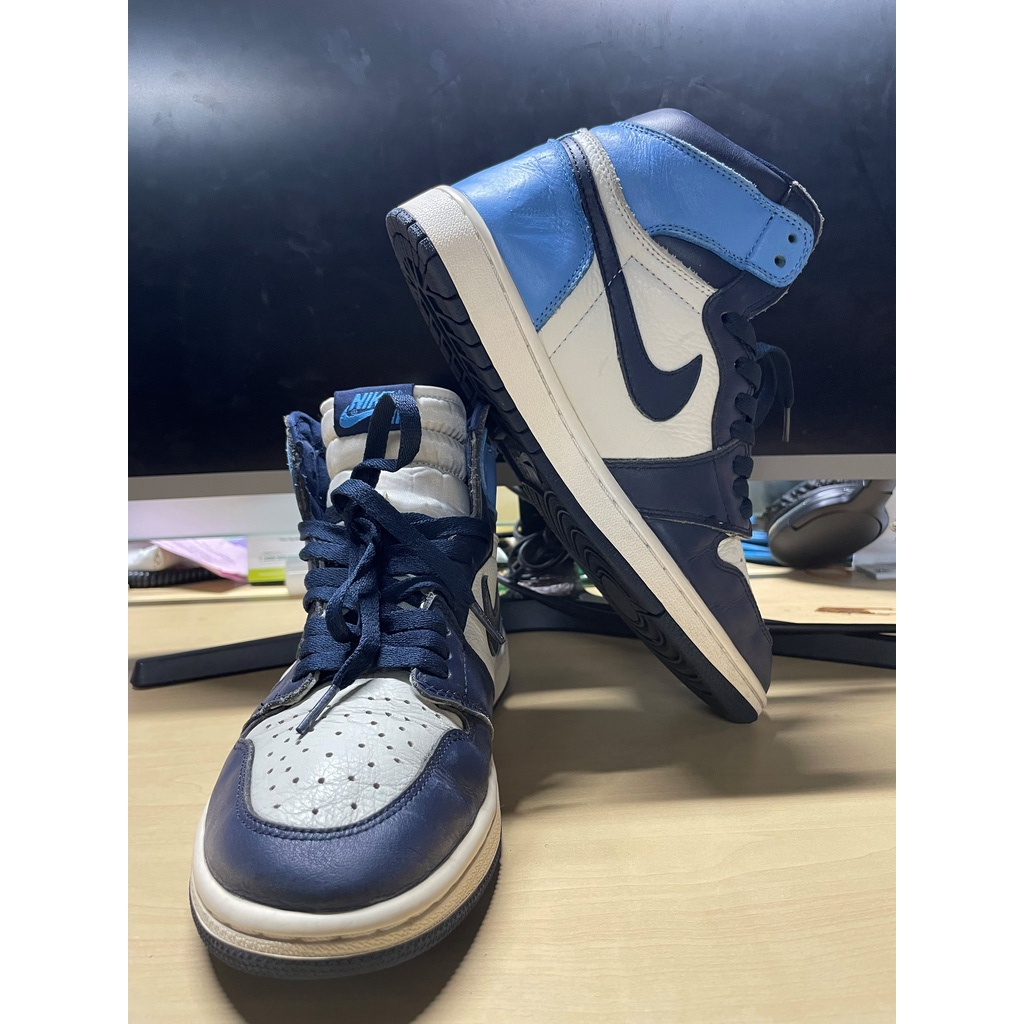 Nike Air Jordan 1 Retro High Obsidian (41)