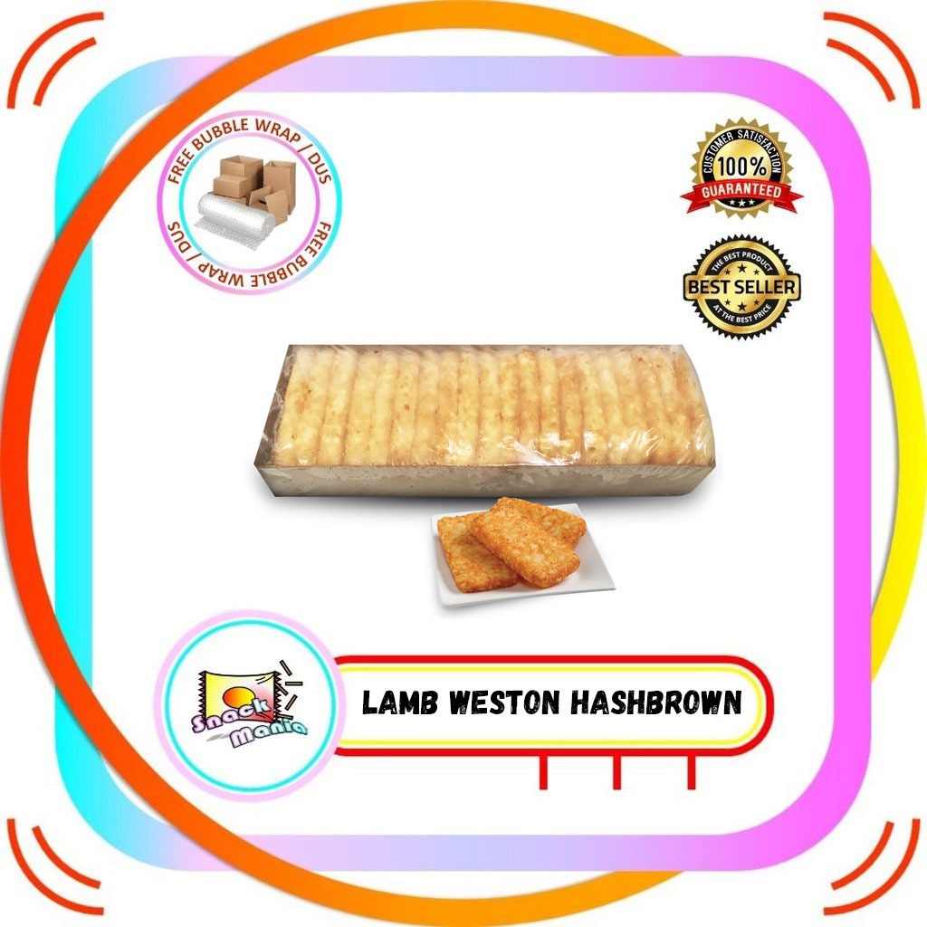 

Lamb Weston Hash Brown French Fries Frozen 1.275 kg Kentang Goreng