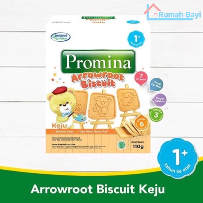 

Promina Arrowroot Cookies Keju New 110g