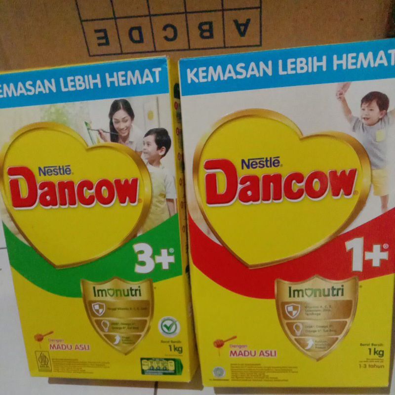 

Dancow 1+ 3+ 400gr. dancow 1+ 3+ 1kg. 1000gr. termurah. promo