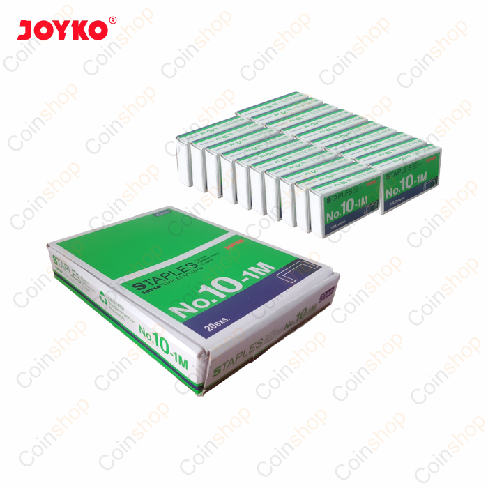 

Isi Staples No 10 Kecil Joyko No 10-1M Per Box Kecil