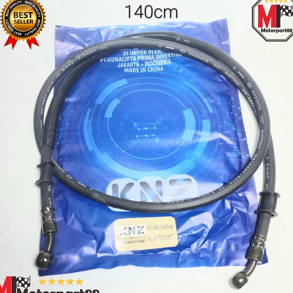 ✴IZG SELANG KABEL REM CAKRAM DEPAN KLX UNIVERSAL 140CM ✩ ✵ ¯