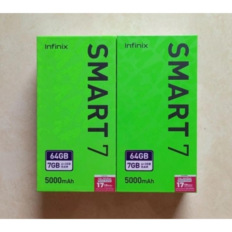 Infinix Smart 7 Ram 3/64 4/64 Garansi Resmi