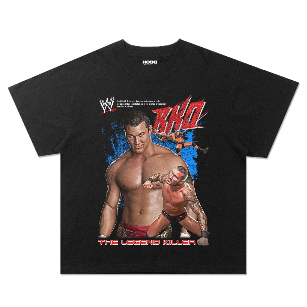 ( BIG SIZE ) KAOS VINTAGE SMACKDOWN RANDY ORTON - WWE RANDY ORTON / UNISEX / OVERSIZE / HOMAGE TEE
