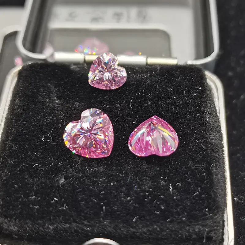 1ct-4ct pink moissanite diamond sertifikat