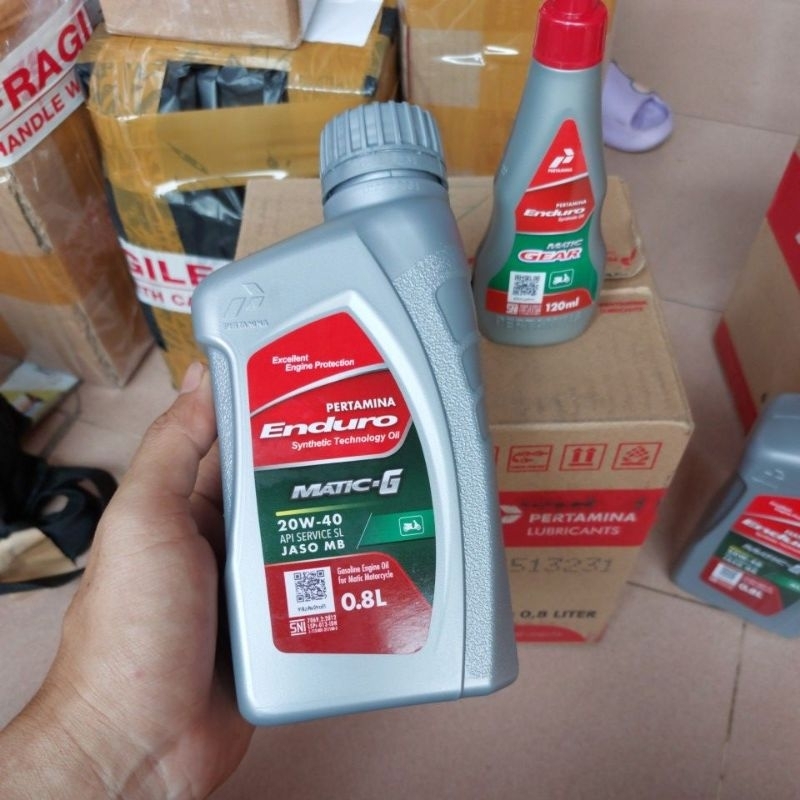 Paket Oli mesin Enduro matic G dan enduro matic Gardan