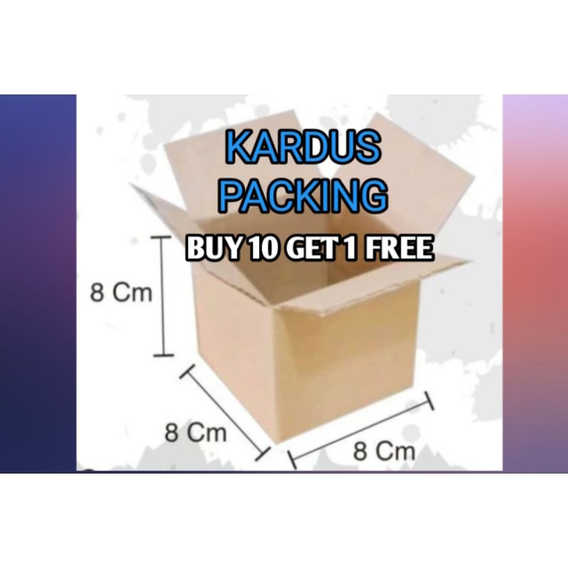 

KARDUS PACKING / BOX KEMASAN 8*8*8 CM