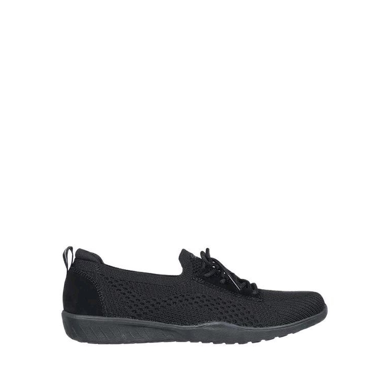 Skechers Newbury St Women's Slip On Shoes - Black