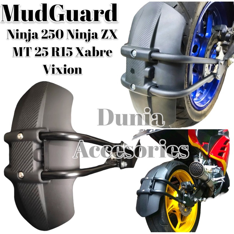 Mudguard Ninja 250 ZX Mudguard Anti Cipratan Motor Sport