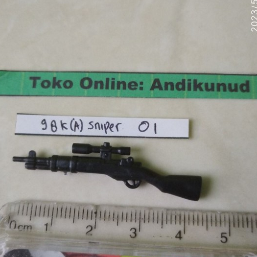 Minifigure world war ww2 senjata guns karabiner 98K (A) Sniper O1