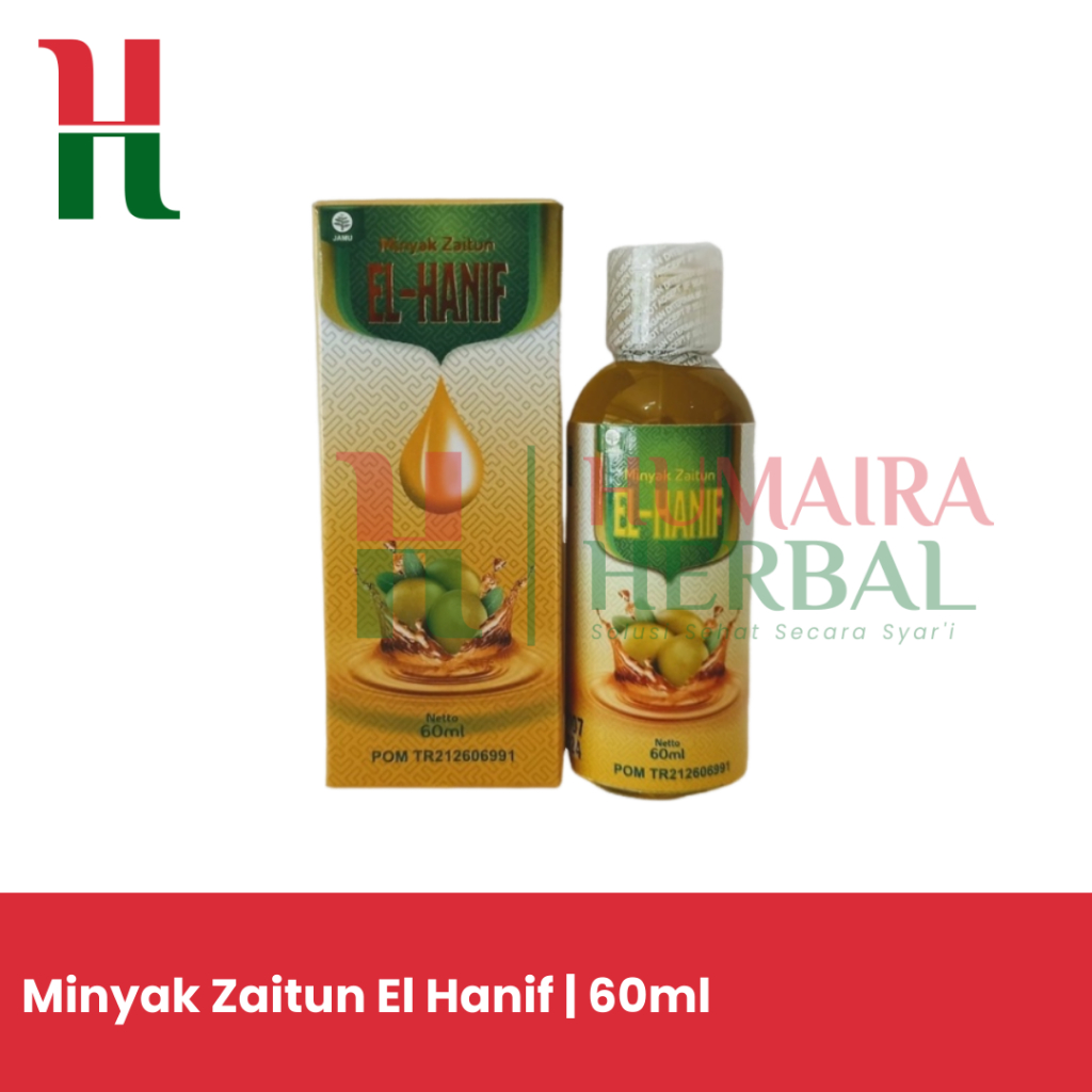 Minyak Zaitun El Hanif | 100% Asli Original | 60ml