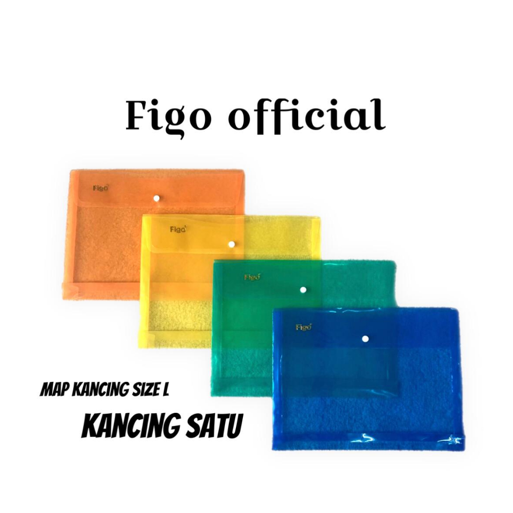 

Map plastik kancing Size L kancing satu