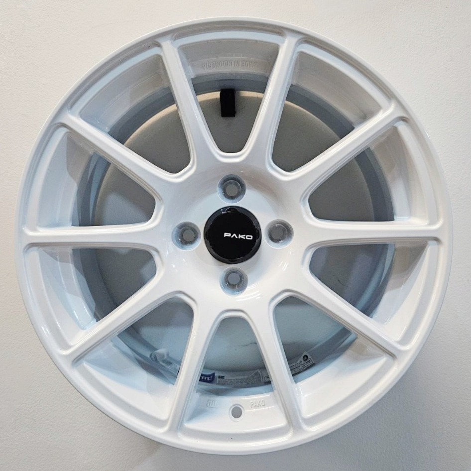VELG MOBIL ORIGINAL FORTIS WHEELS BY PAKO RCX R16 x 7 4H 100 ET 42 RACING WHITE