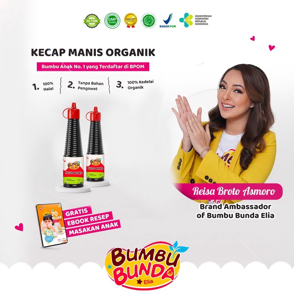 

[96C] Bumbu Bunda Elia Kecap Manis Non MSG / Kecap MPASI / Kecap Anak / Kecap Bayi / Kecap Manis Halal 53