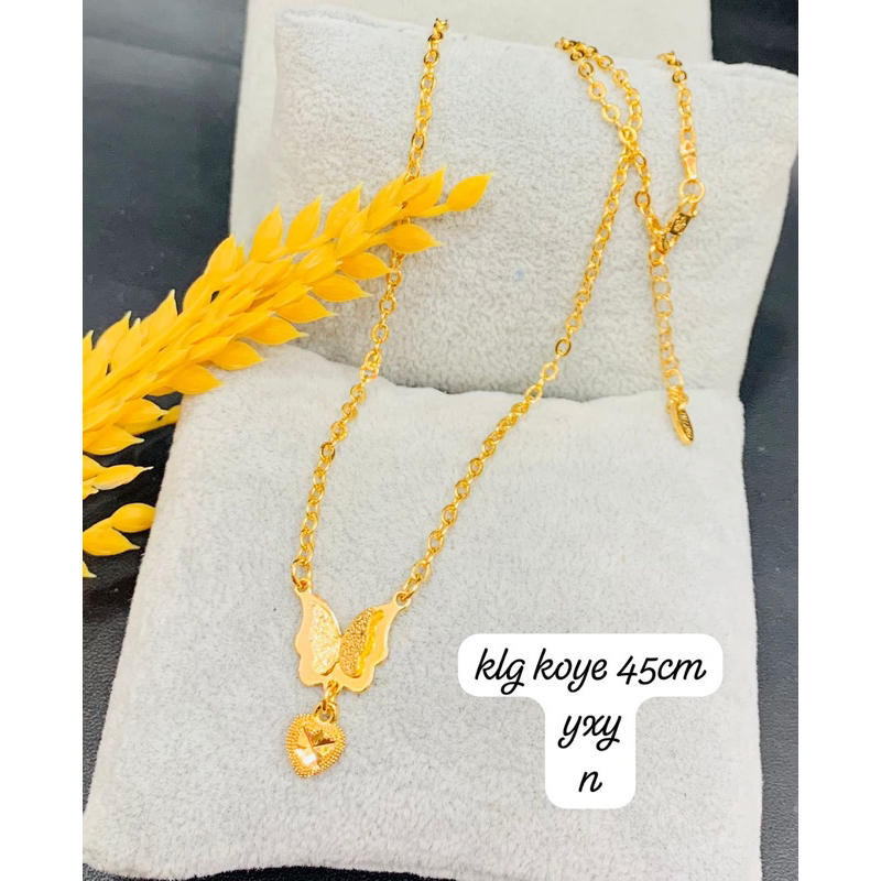 kalung persis emas pengait S