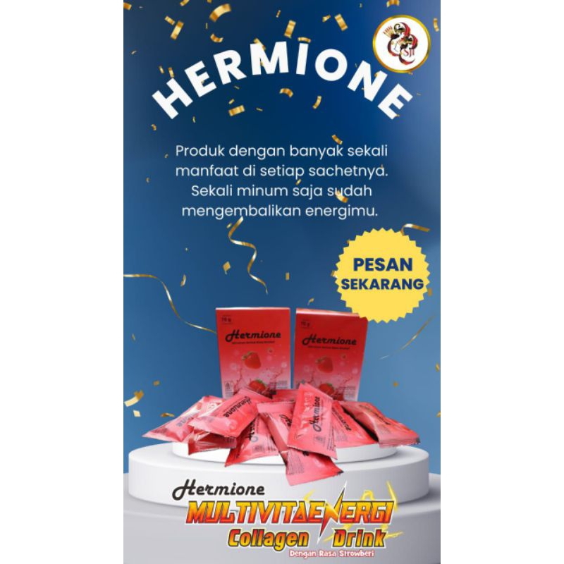 

Hermione ✨ Colagen Drink/Multivitamin (1 saset Hermione)