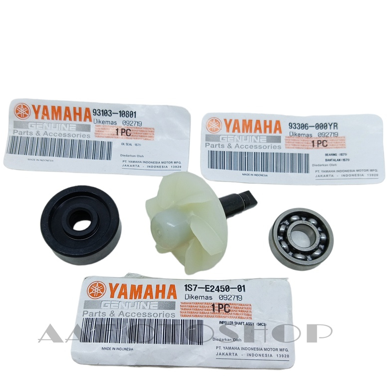 KIPAS WATERPUMP+LAHER 6000+SEAL WATERPUMP(PAKET)JUPITER MX 135CC/VIXION OLD/VIXION NEW.