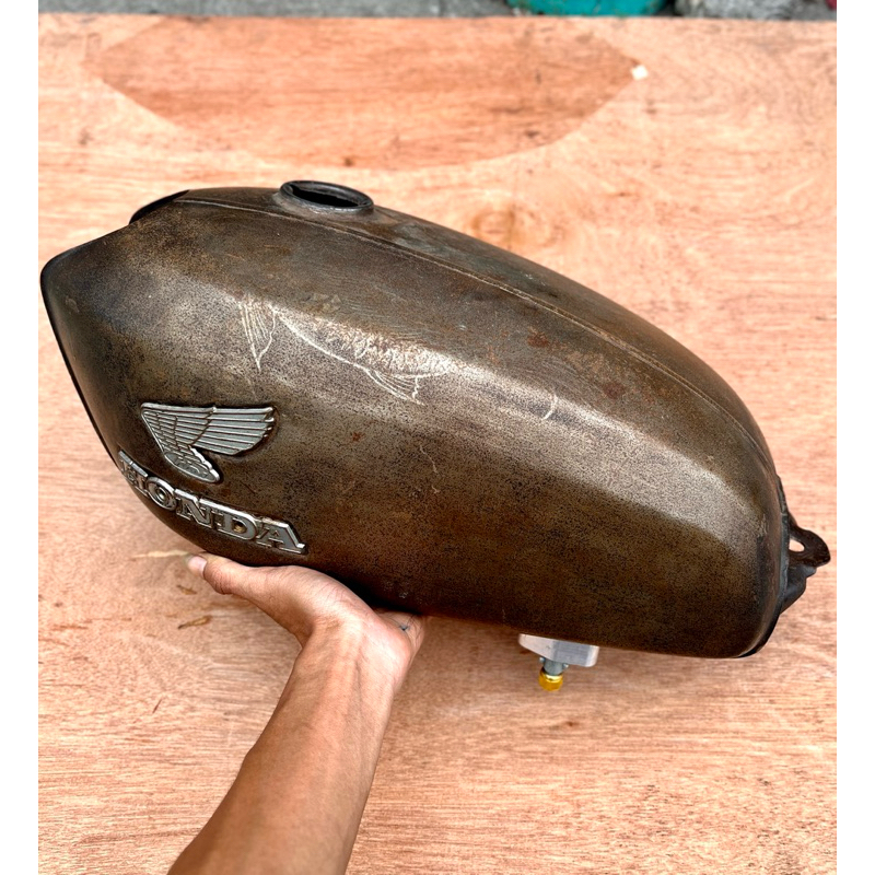 Tangki tengki cb 100 cb100 original utuh / tangki glatik tangki tengki cb100 original