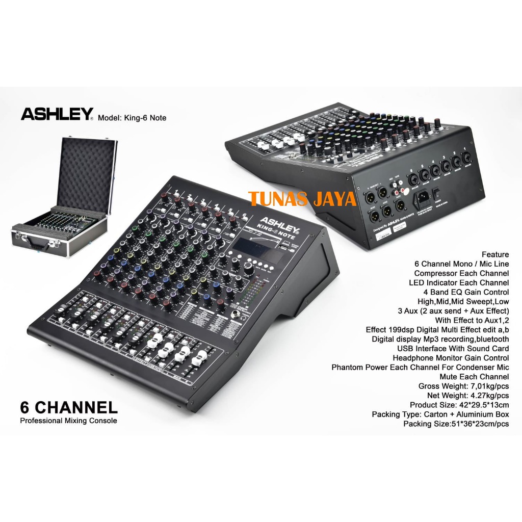 MIXER ASHLEY KING6NOTE MIXER KING 6NOTE KING 6 NOTE  ORIGINAL ASHLEY