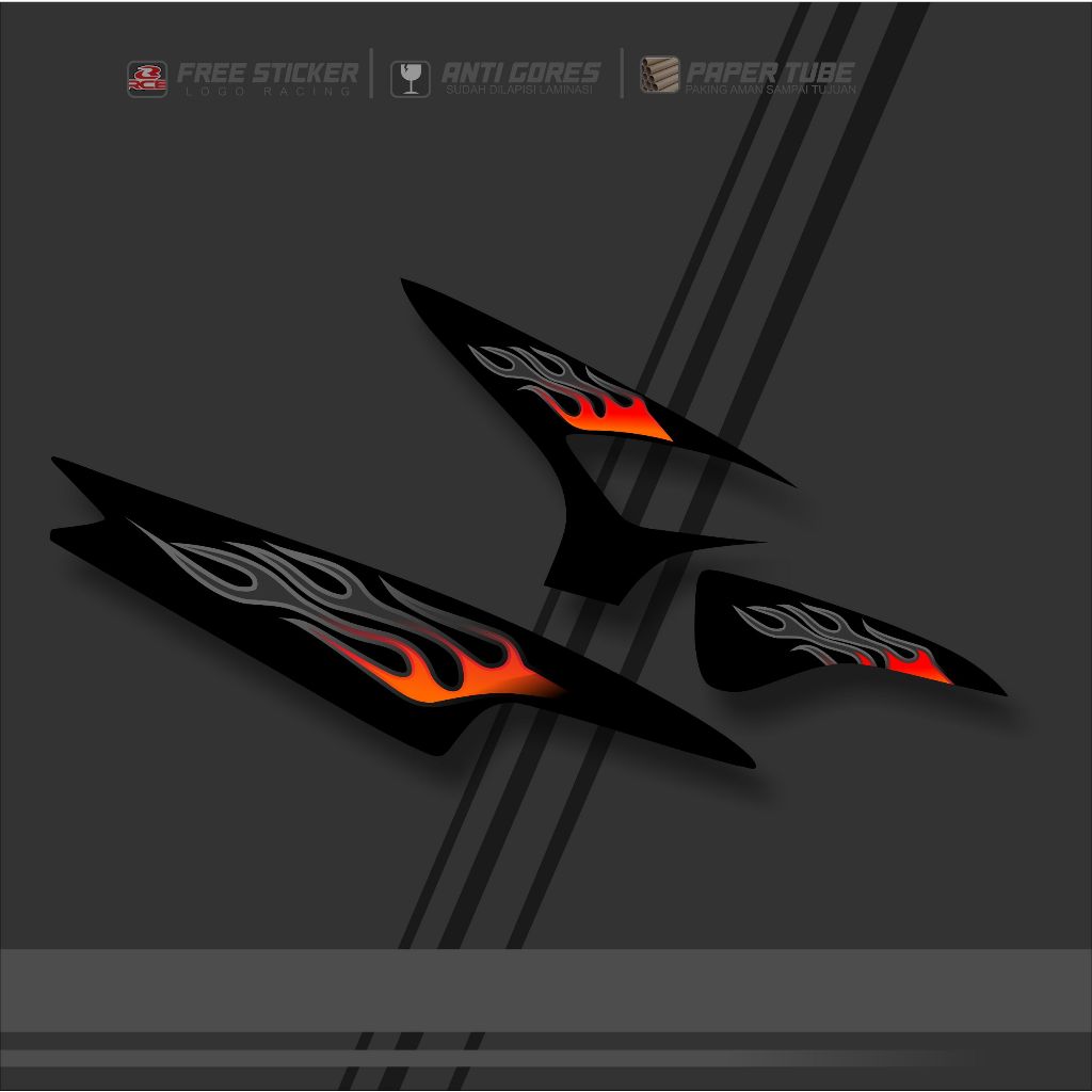 STCIKER FULL VARIASI MIO SPORTY/ STRIPING MIO SPORTY