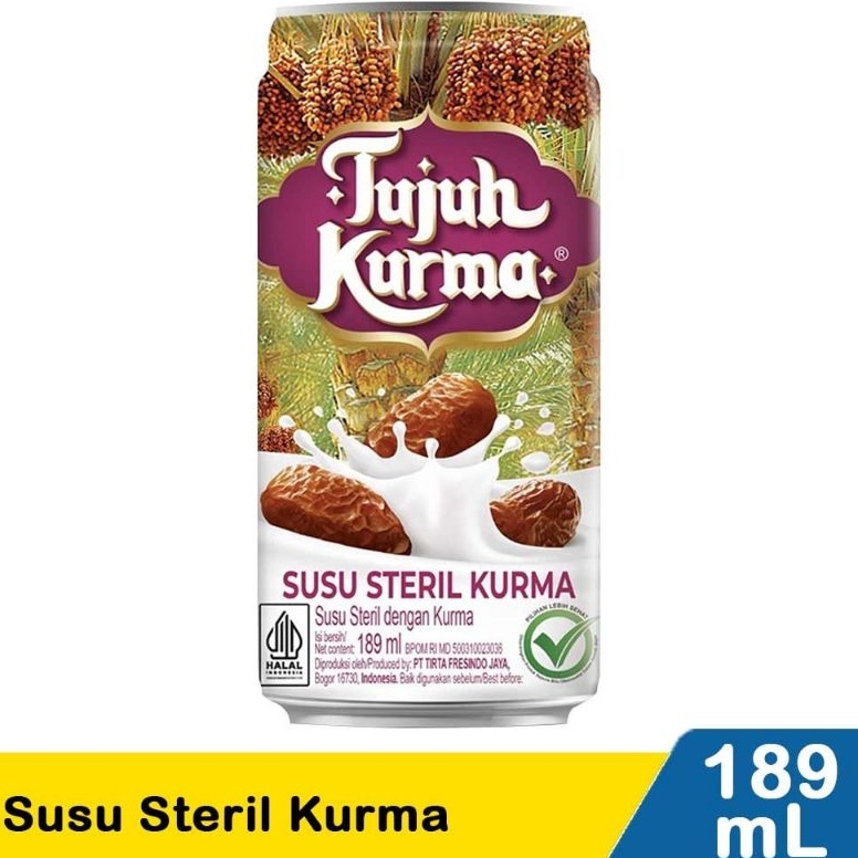 

ID348D98 SUSU TUJUH KURMA SUSU STERIL 189 ML ISI 12 Produk ̿'̿̿
