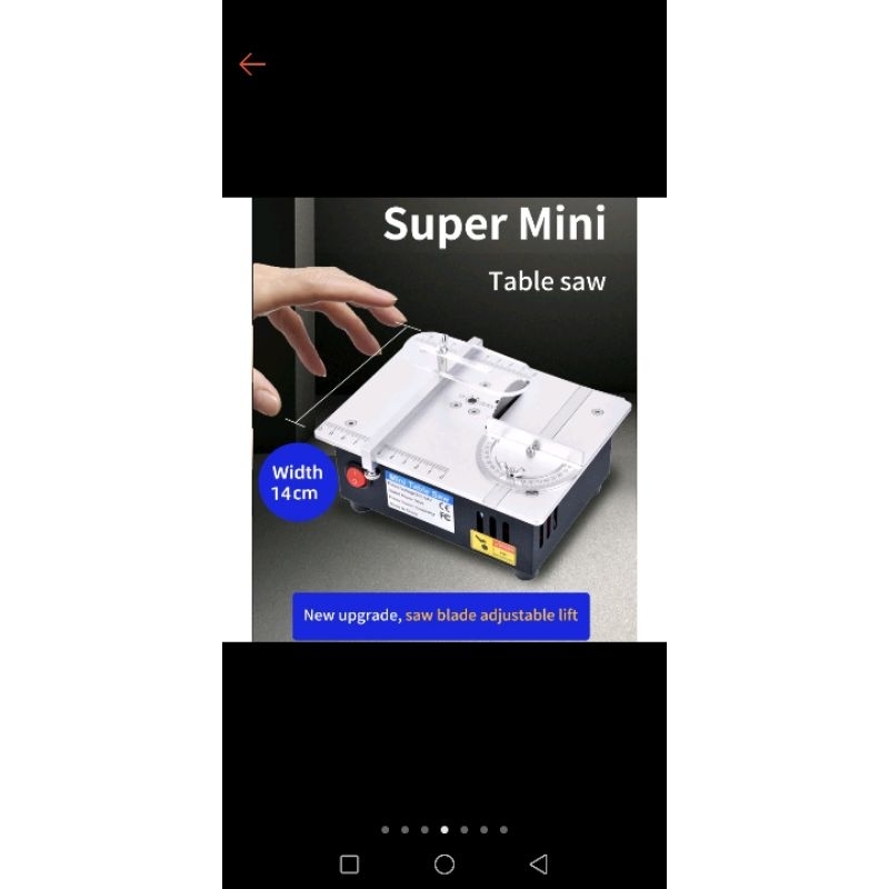 ORI Mini Gergaji Meja Multifungsi Gergaji Desktop Mini Pemotong.