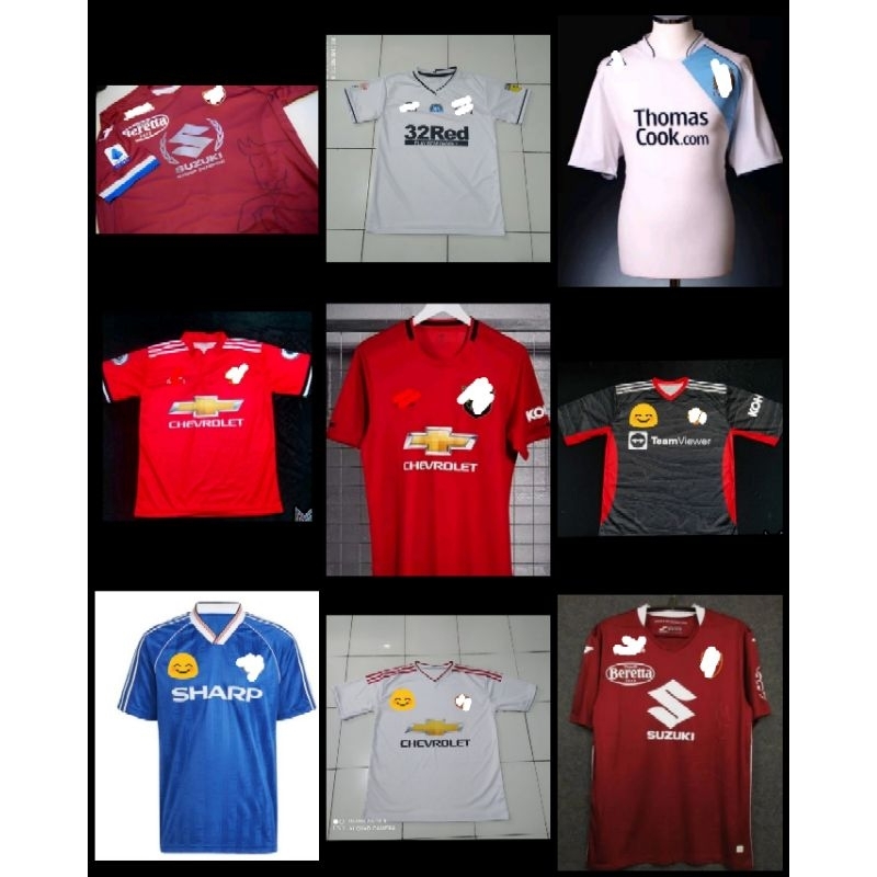 Jersey GK M Utd 2021/Jersey M Utd 2023/Jersey M Utd 2019/Jersey M Utd 2017 Home/Jersey M Citi 2017/J