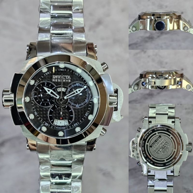 Jam tangan Pria INVICTA Double Face Coalition Forces chrono Silver