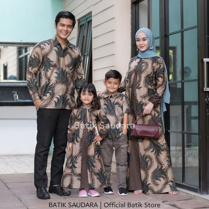 Terbaru 12.12 Gamis Syari Jumbo Busui Resleting Depan Kekinian Terbaru Baju Ibu ibu Motif Batik Kain
