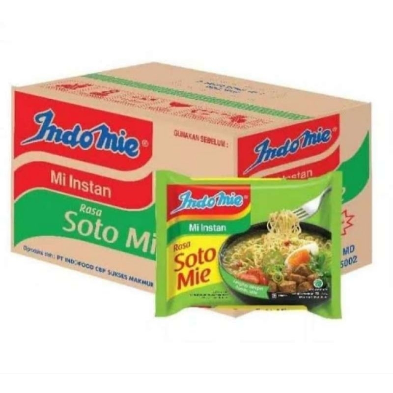 

INDOMIE KUAH RASA SOTO MIE 1 DUS ISI 40 PCS